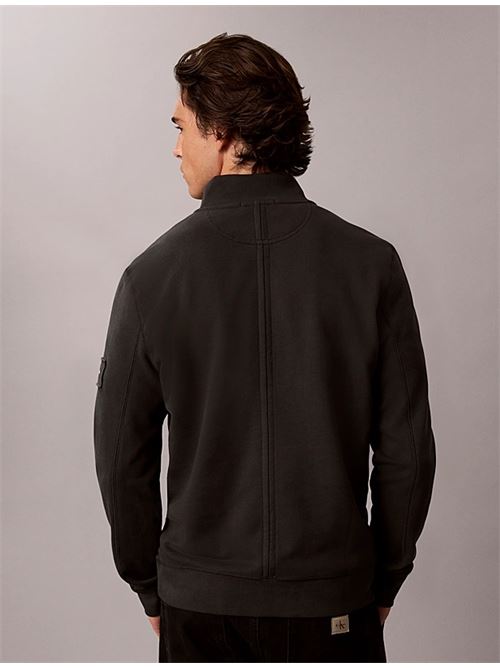 ls eu 350terry badge qtr zip CALVIN KLEIN JEANS | LV04RJ203G8MN